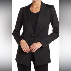 NWT Veronica Beard LONG AND LEAN DICKEY JACKET Black Size 0